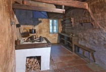 Postcard: Mozarts Birthplace, Kitchen