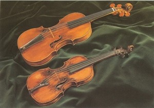 Postcard: Mozart's Concertviolin - Childrenviolin