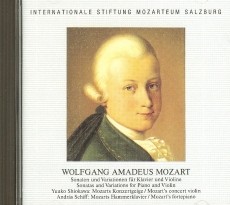 CD Mozart: Sonatas & Variations for Piano & Violin