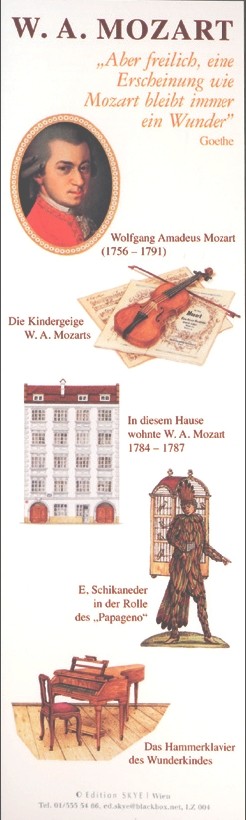 Bookmark: W. A. Mozart