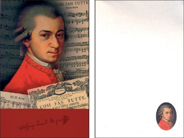 Notizblock: Mozart mini