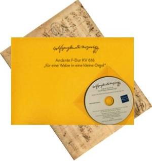 Faksimile mit CD: Andante F-Dur KV 616
