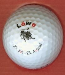 golf ball: sign of the zodiac -- Lion