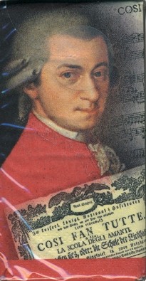 paper handkerchiefs: W. A. Mozart