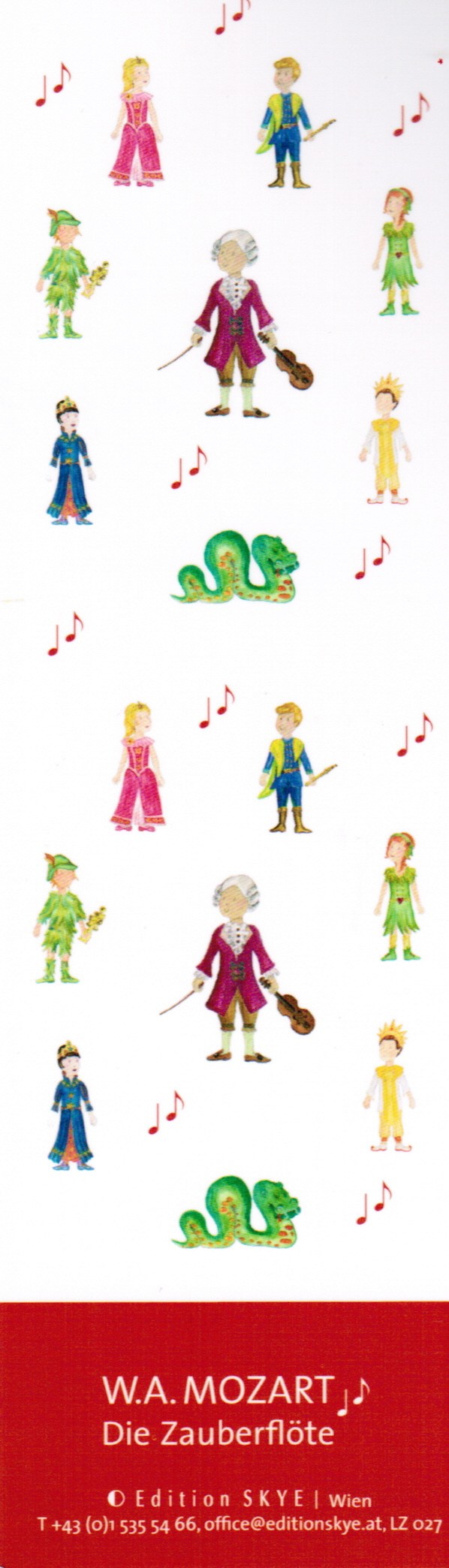Bookmark: The Magic Flute for children