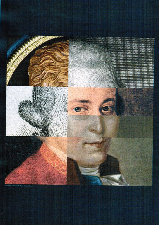 Poster  Mozart Bilder --  Bilder Mozarts A1