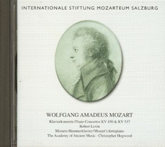 CD Mozart: Piano Concertos KV 450 & KV 537