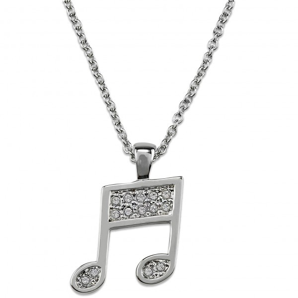 Crystalp Jewellery pendant, musical note