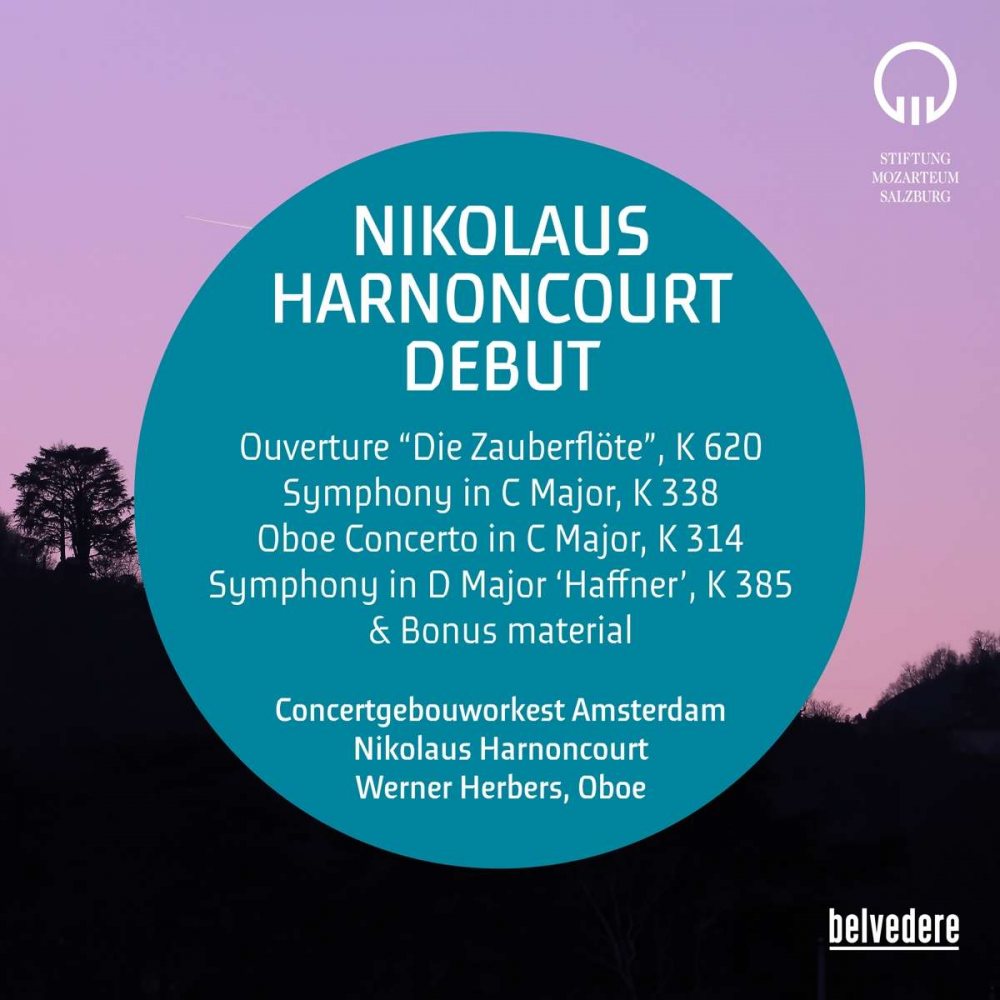 CD Nikolaus Harnoncourt debut - inaugural concert at the Mozart Weeks Salzburg 1980