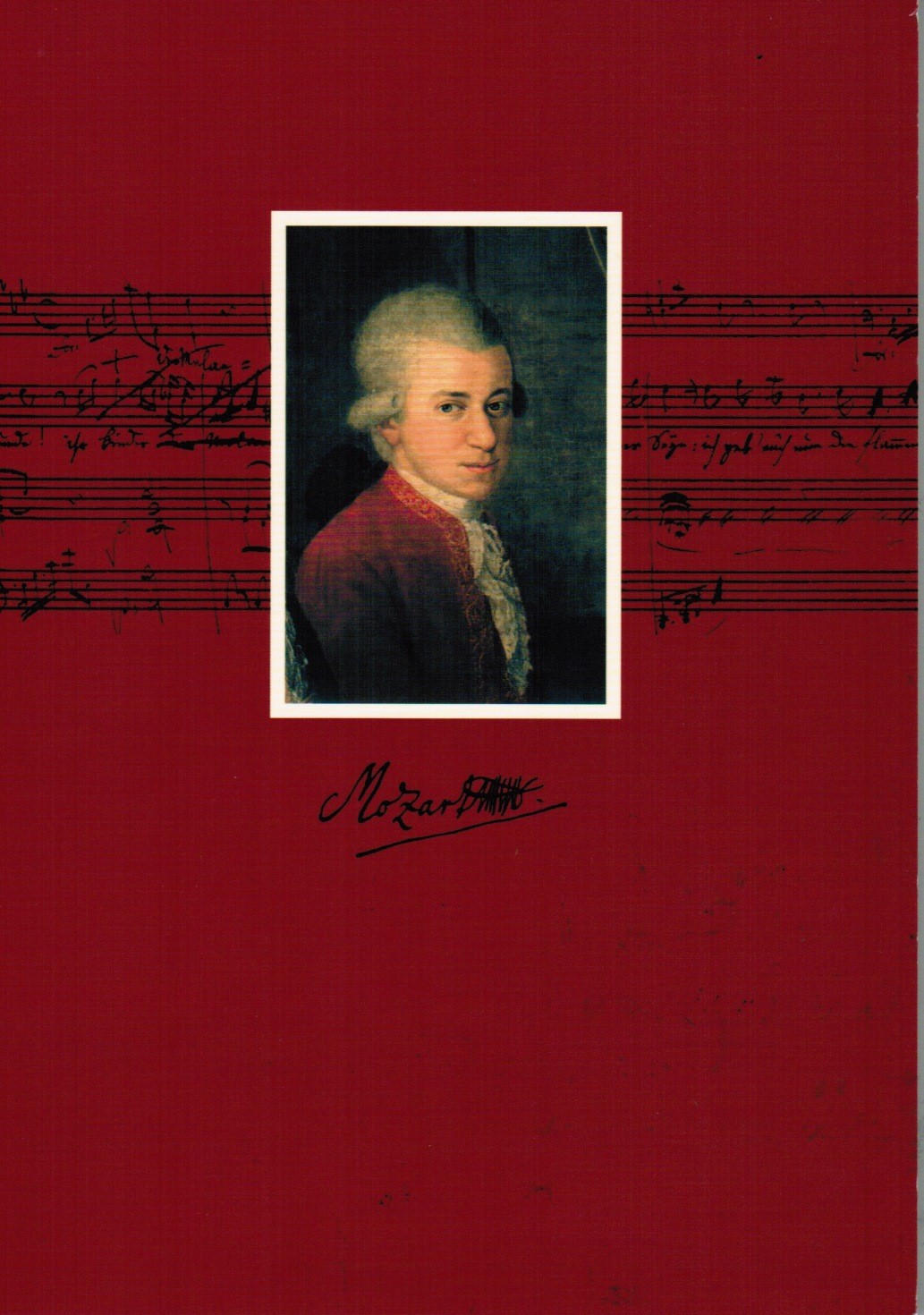Notepad: Mozart portrait