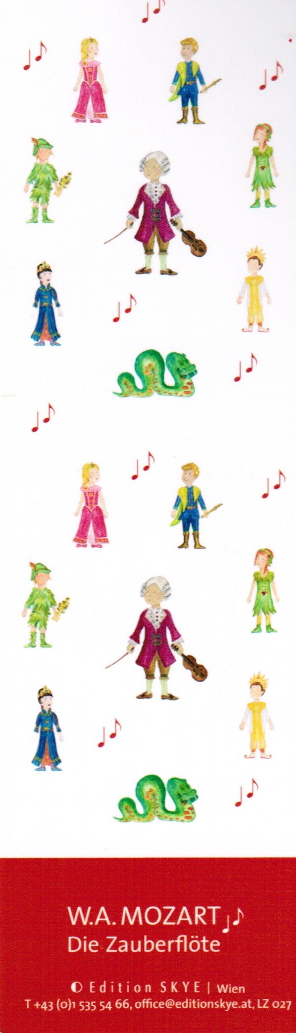 Original Mozarthaus Shop: Lesezeichen: Zauberflöte für Kinder